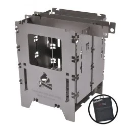 Bushcraft Essentials Bushbox LF Titanium - Trockenbrennstoffkocher