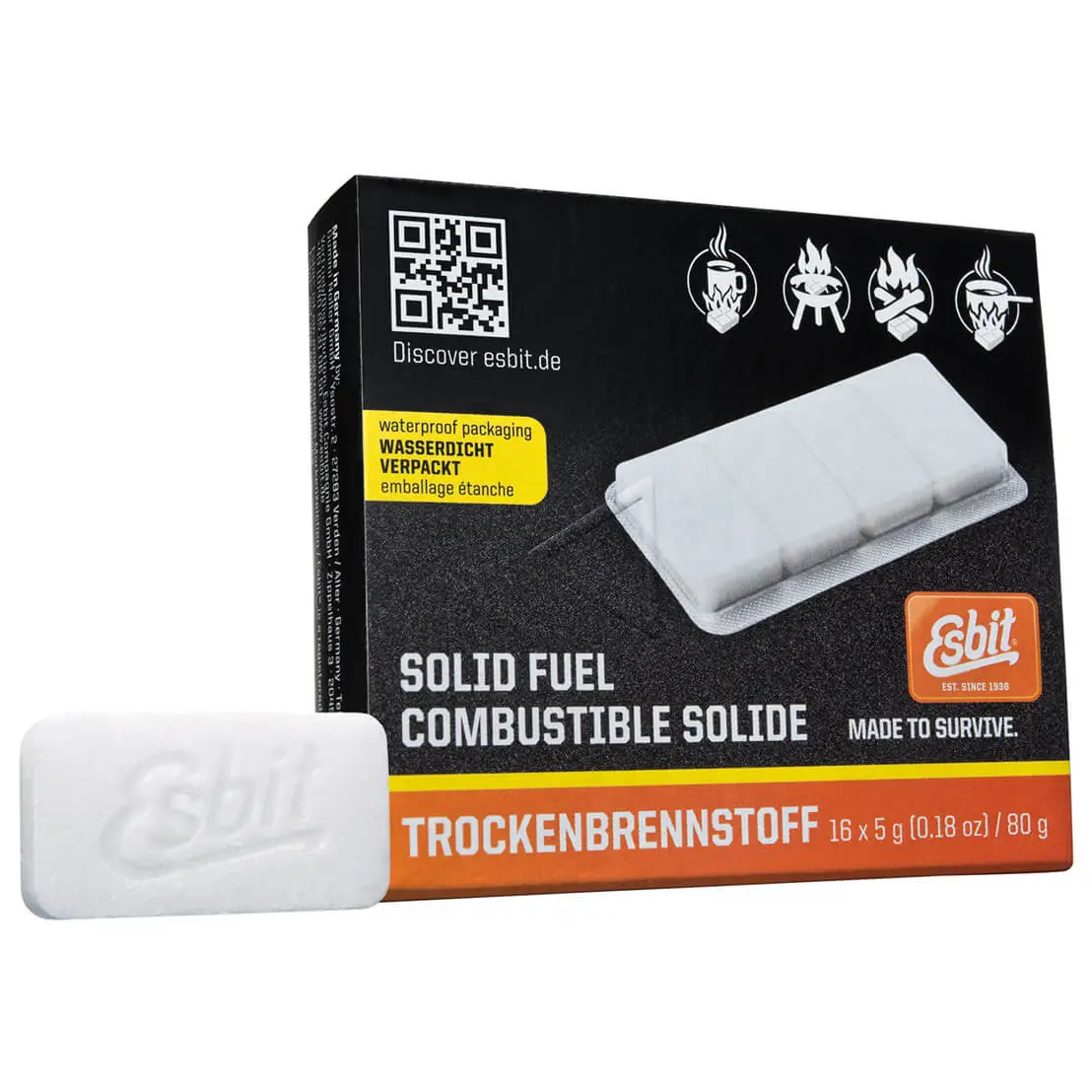 Esbit Trockenbrennstofftabletten 5 G 1 Esbit Trockenbrennstofftabletten 5 G